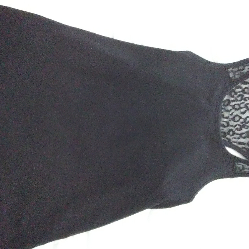 Black tank top